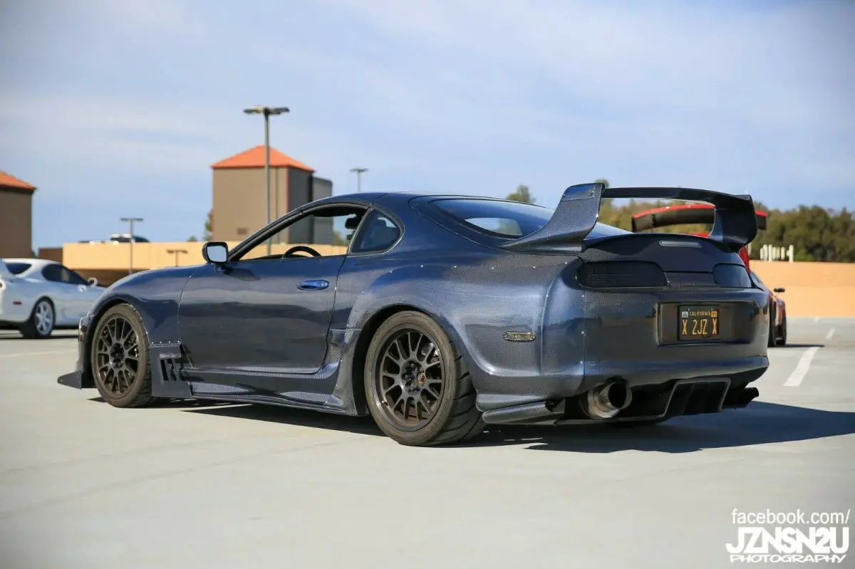 1994 toyota supra turbo 6-speed full carbon fiber exterior