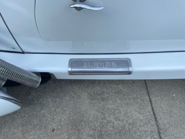1937 auburn speedster white rwd automatic