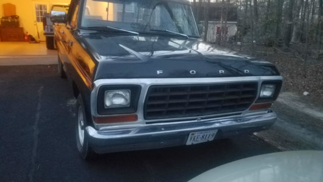 1979 ford f-150 custom standard cab pickup 2-door 4.9l