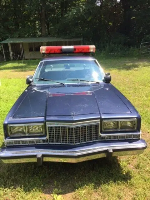 1988 plymouth gran fury police car