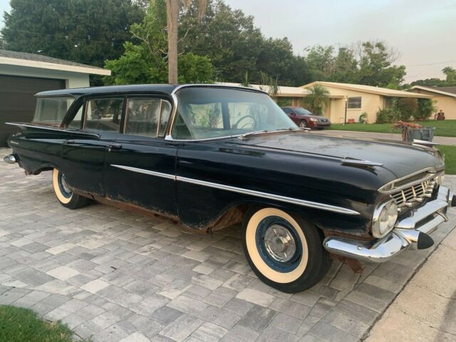 1959 chevy brookwood wagon impala super rare patina barn find not 1960 1961 ss