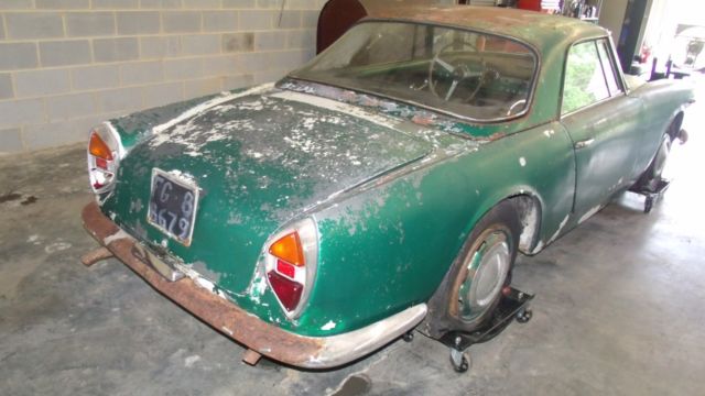 1961 lancia flaminia gt touring convertible with rare removable hard top