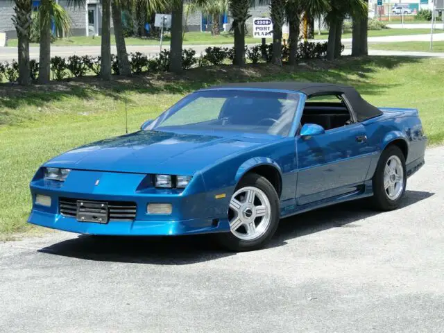 1991 chevrolet camaro rs 78,961 miles teal 2d convertible 4-speed automatic