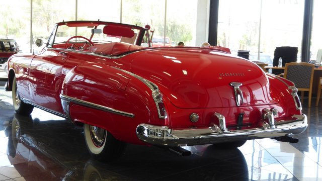 1949 oldsmobile futuramic 98 8,817 miles red convertible manual