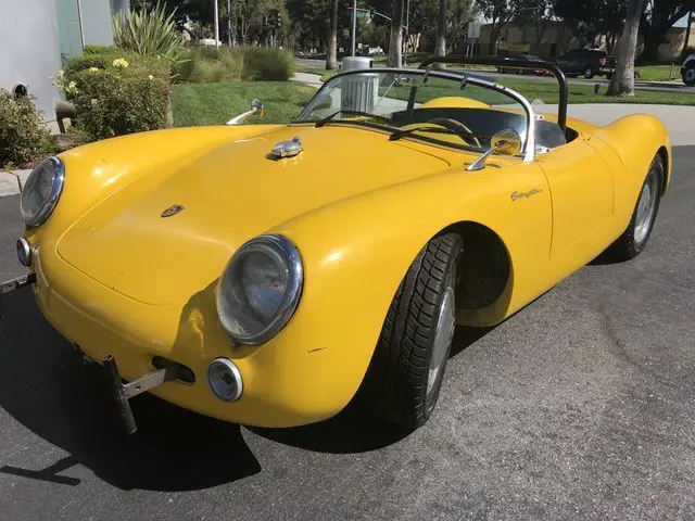 yellow porsche 550 spyder replica with 29,780 miles available now!