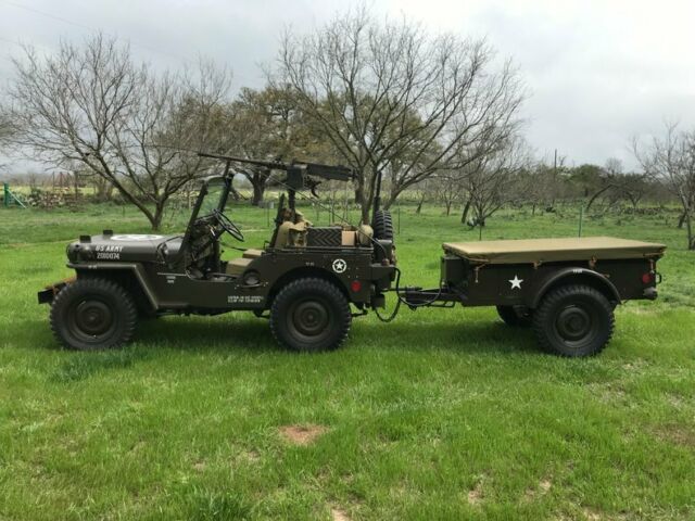 1951 willys military jeep restored to perfection m38 715 miles army green jeep 1