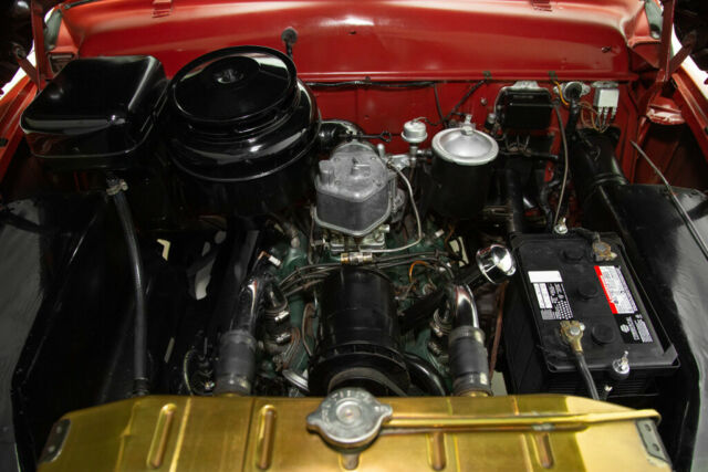1950 mercury monterey cortaro red tri-color interior, time bubble car