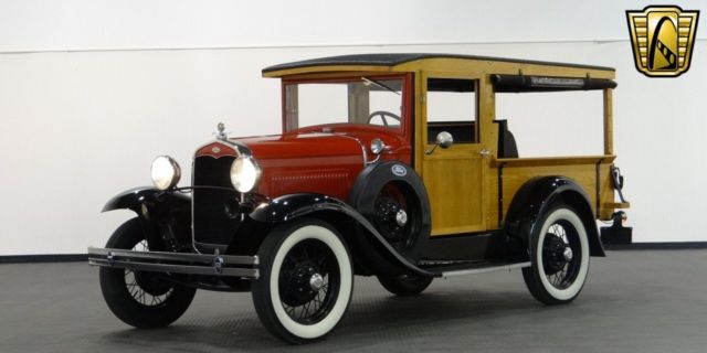 1930 ford model a huckster 876 miles red 4 door inline 4 cylinder 3-speed manual