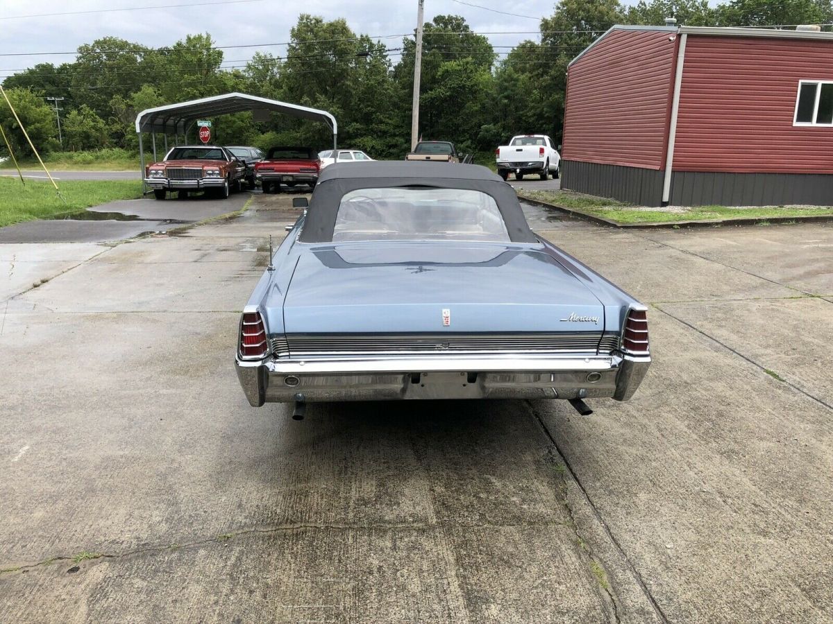 1966 mercury park lane convertible blue rwd automatic