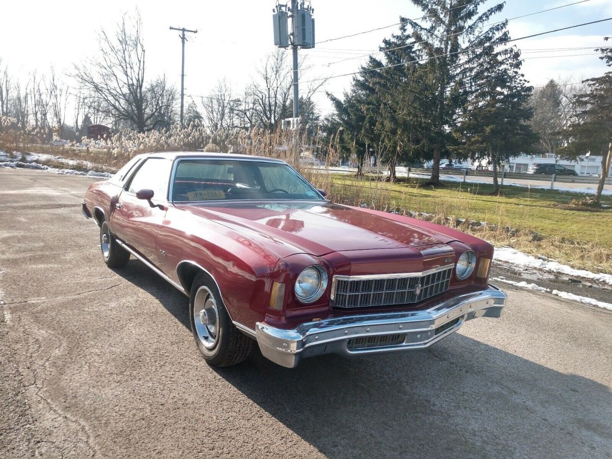 1975 chevrolet monte carlo coupe red rwd automatic landau