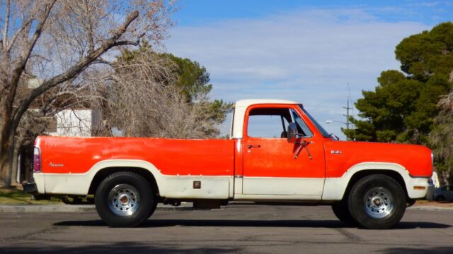 1974 dodge d100 ca/nv truck v8 dual side exhaust 727 auto hot rods shop truck