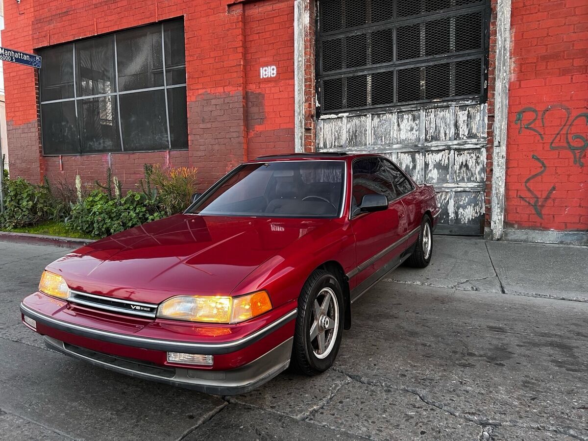 1988 acura legend coupe red ls