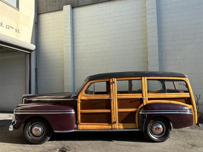 1946 mercury woody wagon in oakland, california