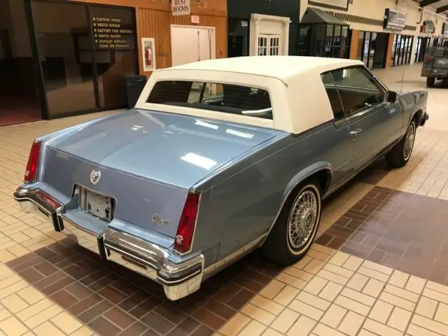 1985 cadillac eldorado, light metallic blue with 104,425 miles available now!