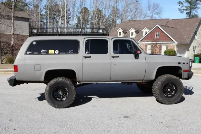 lifted 1988 gmc 2500 suburban r25 454 big block rugged truck!!!!