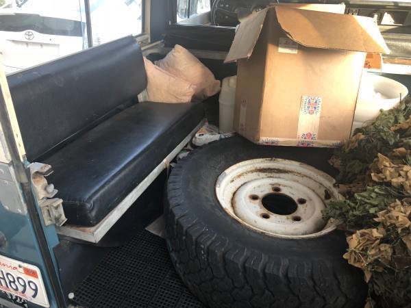 1973 land rover series 3 88" w/od rust free west coast vehicle