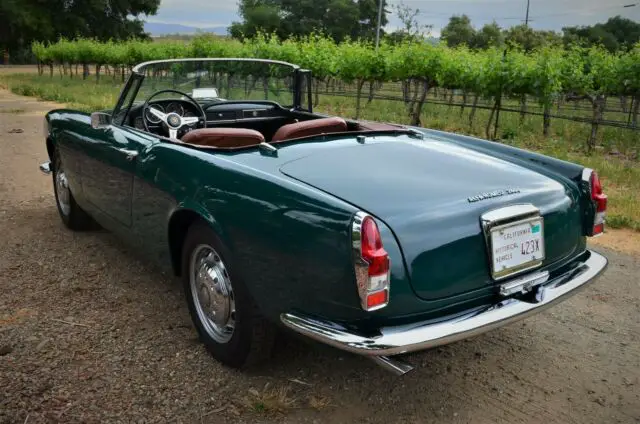 1963 alfa romeo 2600 spider - restored west coast example