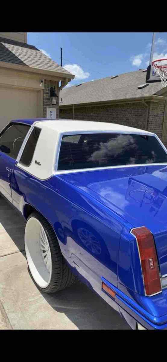 1986 oldsmobile cutlass supreme coupe blue rwd automatic