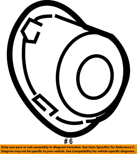 #6 on diagram only-genuine oe factory original item