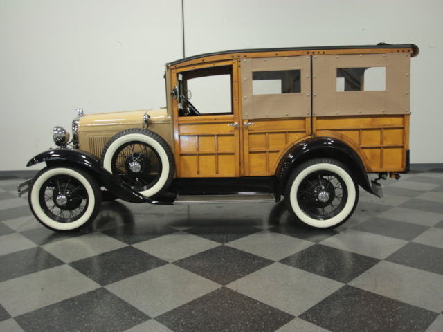 rare woody station wagon, beautifully restored, built back to stock, a+ antique