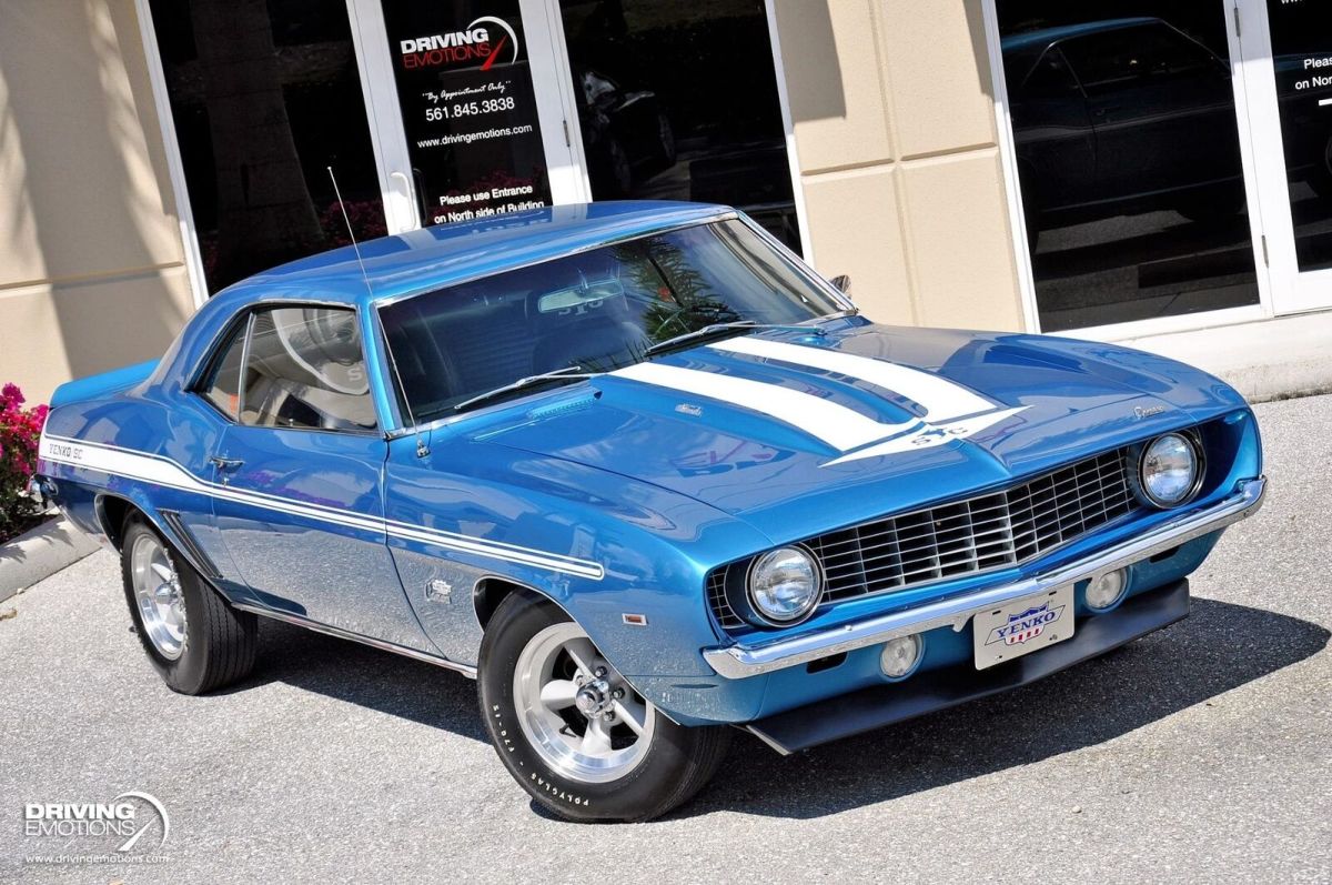 1969 chevrolet camaro yenko tribute clone yenko tribute 1899 miles blue coupe 42