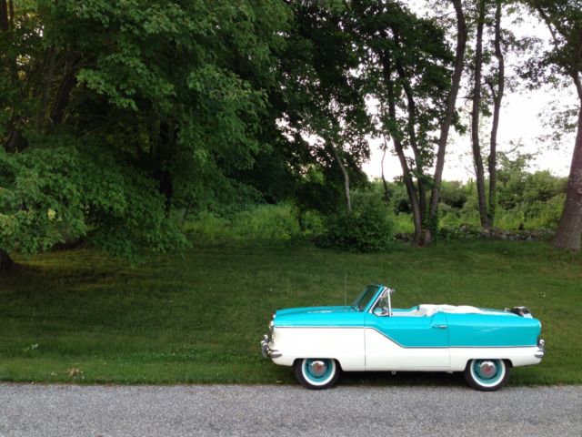 1960 nash metropolitan convertible. fully restored. impeccable. $28.5 no reserve