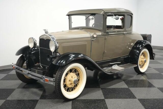 inline 4 manual classic vintage collector parade coupe gray black tan