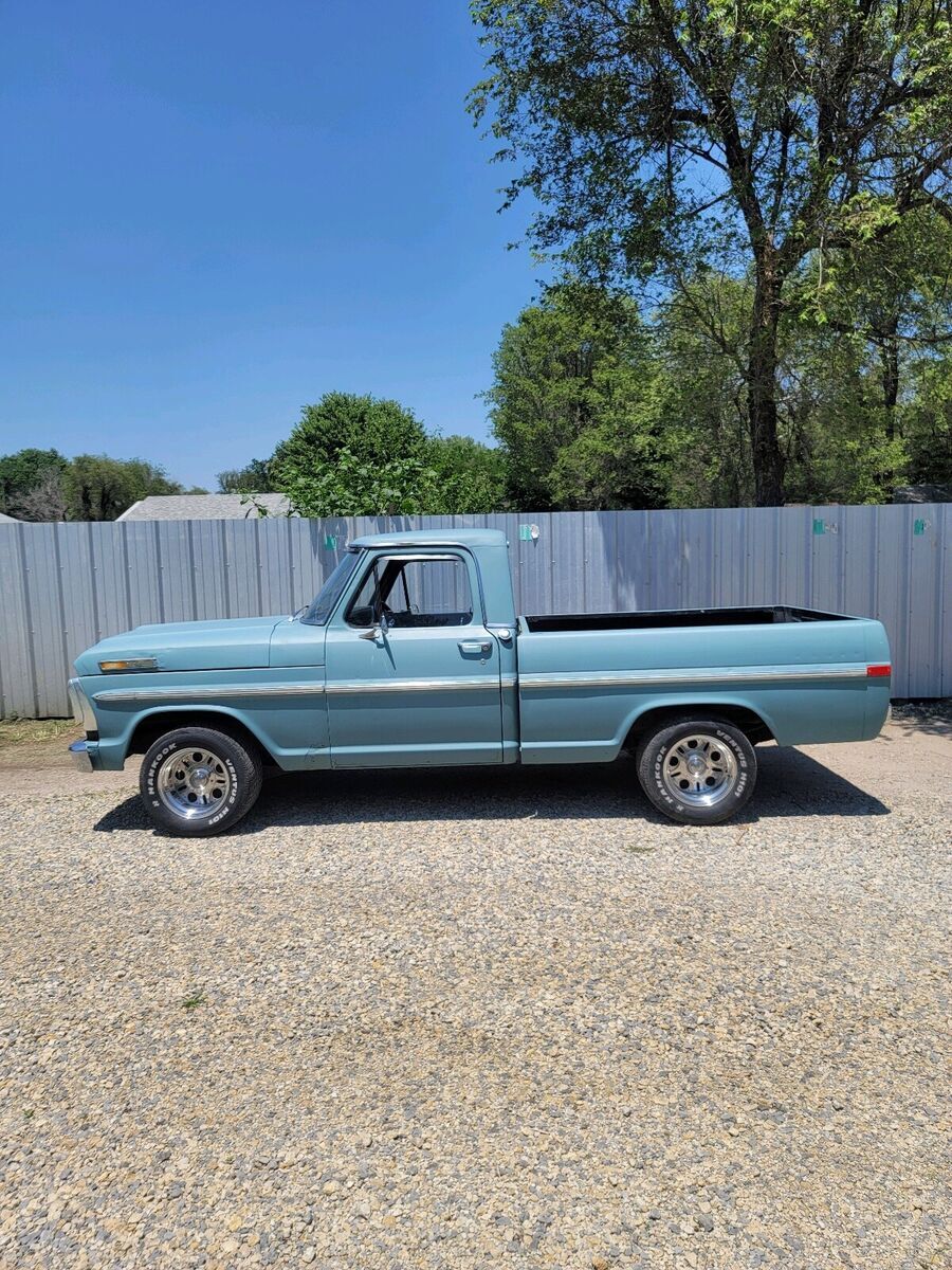 1970 ford f100 pickup green rwd automatic ranger