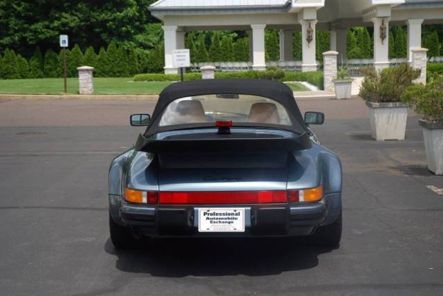1987 porsche 911 carrera 2dr convertible 52,667 miles venetian blue metallic con