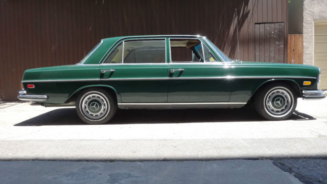 restored 1970 mercedes 280sel 4 door sedan ca car rare factory sunroof no rust