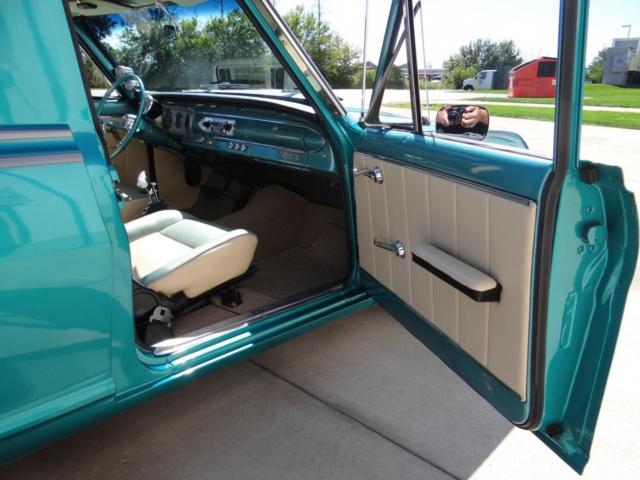 1964 chevrolet nova 5000 miles teal wagon 406 cid v8 th350 3-speed auto