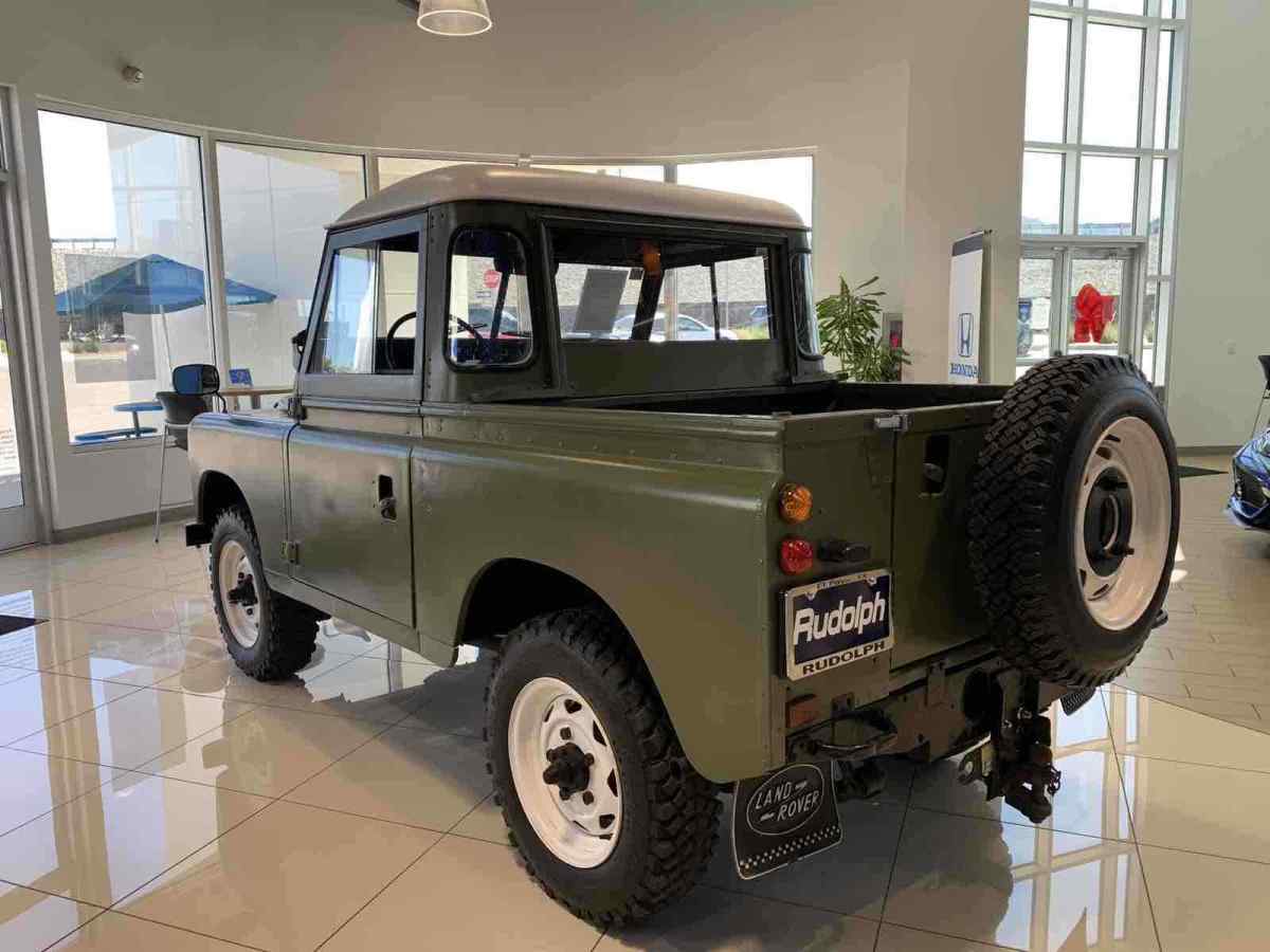 1975 land rover series iii pickup green 4wd manual santana