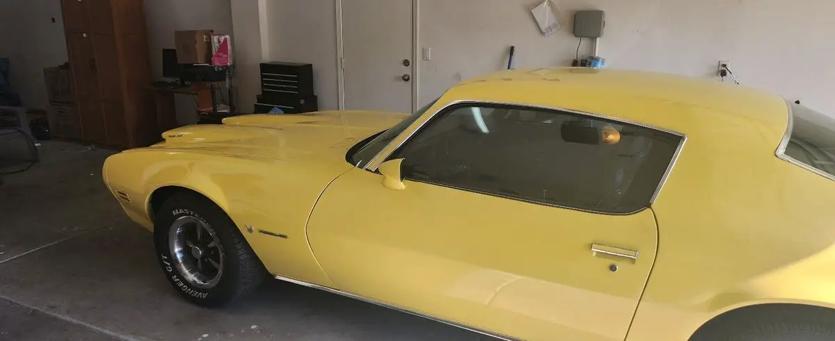 1973 pontiac firebird coupe yellow formula 350