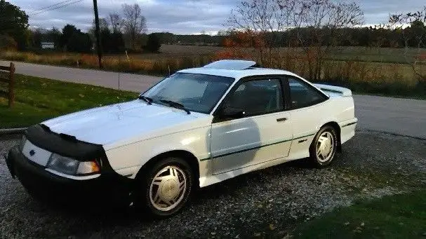 1994 chevy cavalier z24 sport coupe v6 auto white w/turqoise stripes clean rare