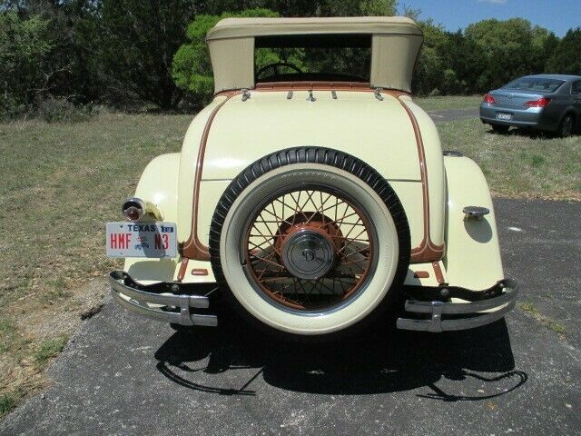 1929 desoto roadster rumble seat convertible - very rare first year