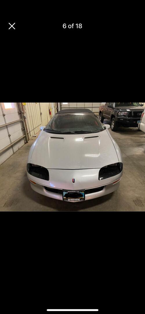 1996 chevrolet camaro z28 convertible 2d