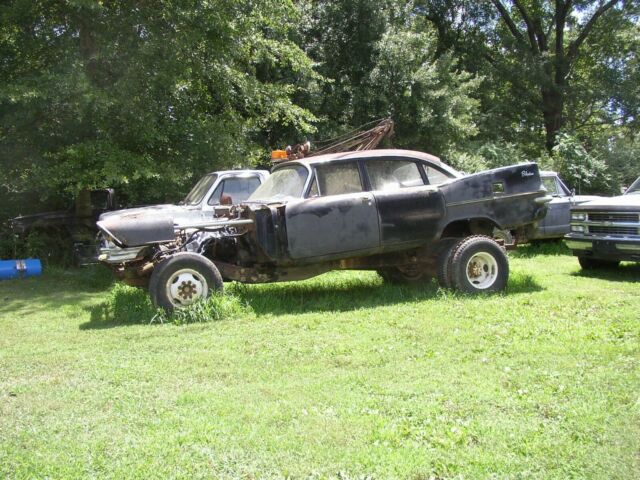 1959 plymouth belvedere on 1979 dodge dually truck frame