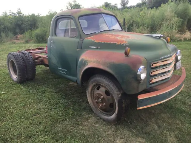 1949 studebaker 1 1/2 ton truck r16a perfect rat rod rock solid runs pto 4 speed