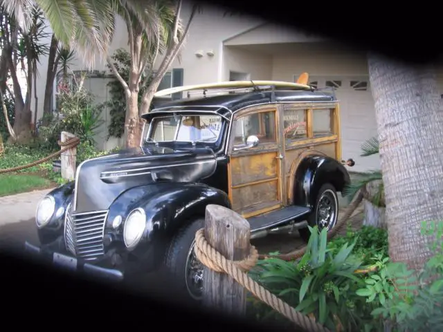 1939 mercury ford woodie mini