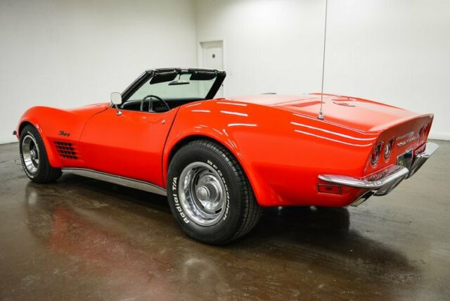 1970 chevrolet corvette stingray 66721 miles red convertible 350 chevrolet v8 4