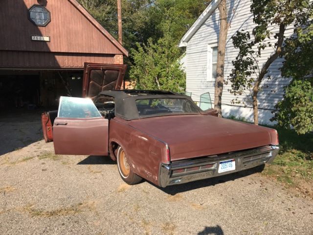 1966 lincoln continental convertible for parts or project