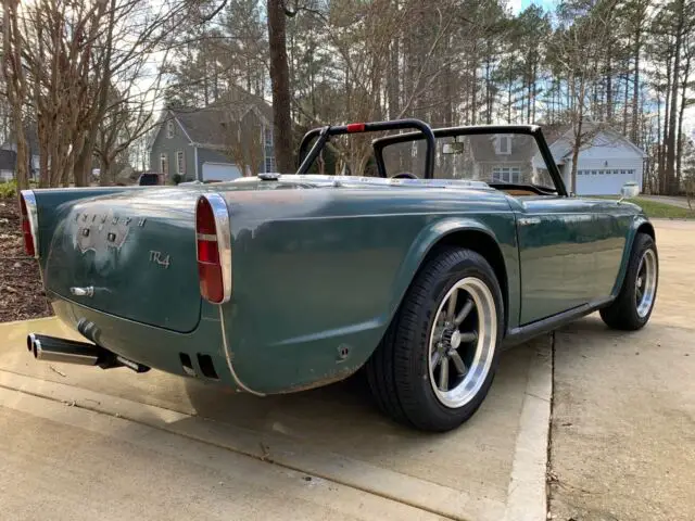 1964 triumph tr 4 convertible green rwd manual