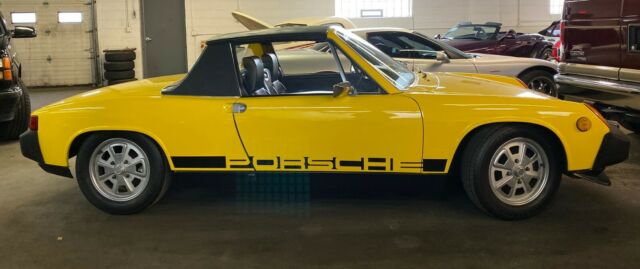 1975 porsche 914 targa -5 speed - summer yellow