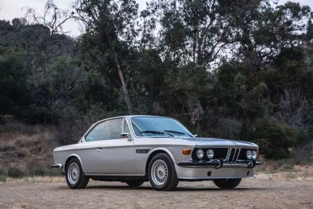 1973 bmw 3.0cs 4-speed polaris silver black