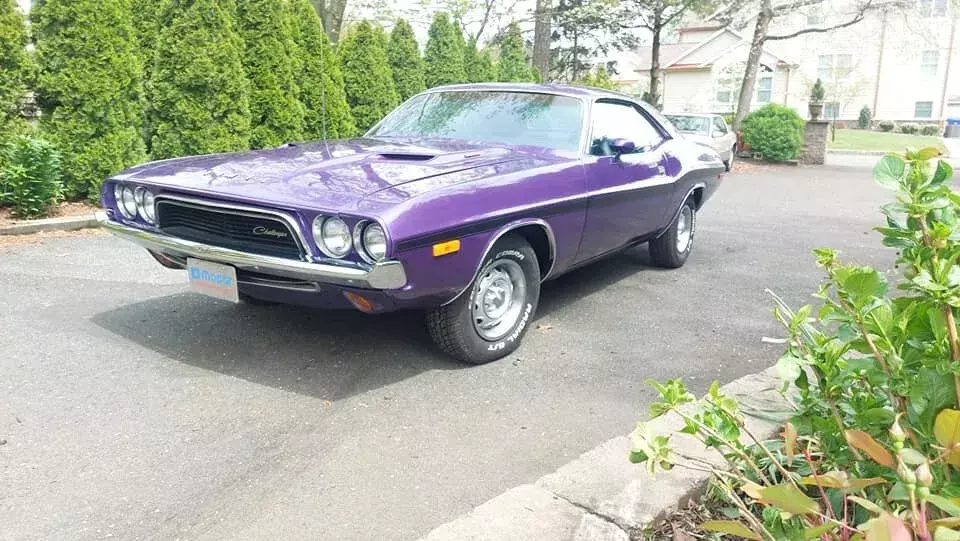 73 challenger 400 big block built plum crazy texas car fresh resto posi