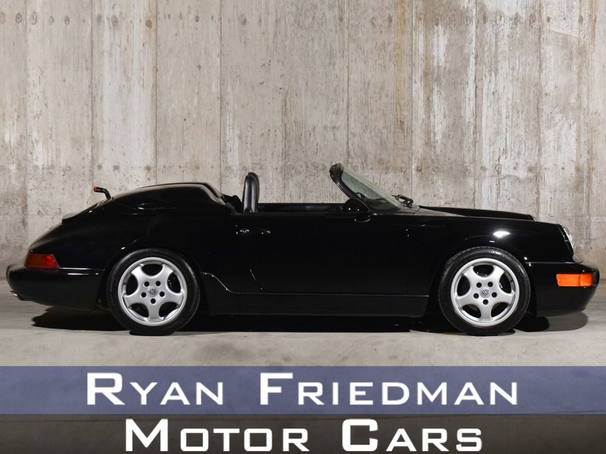 1994 porsche 911 carrera speedster 11052 miles black convertible h6 3.6l manual