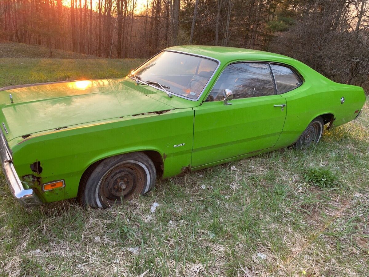 1971 plymouth duster project w/title & build sheet
