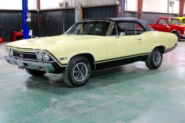 1968 chevrolet chevelle 396ss convertible buckets frame off restored