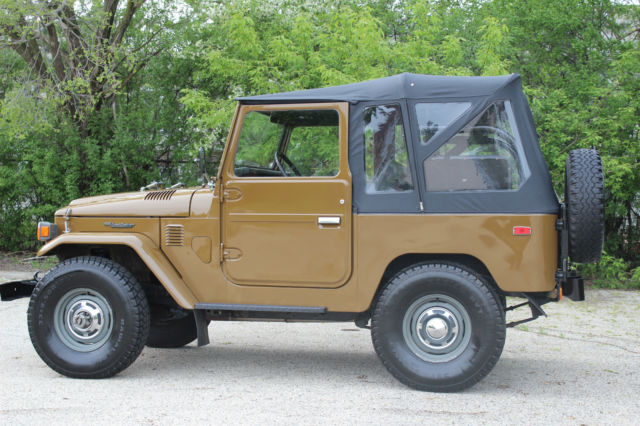 1976 toyota land cruiser fj 40 4x4, nicer than jeep cj, wrangler, bronco!