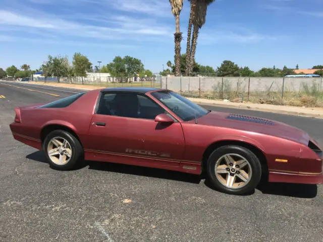 az rust free, original body panels, iroc. nice interior! runs well, ac